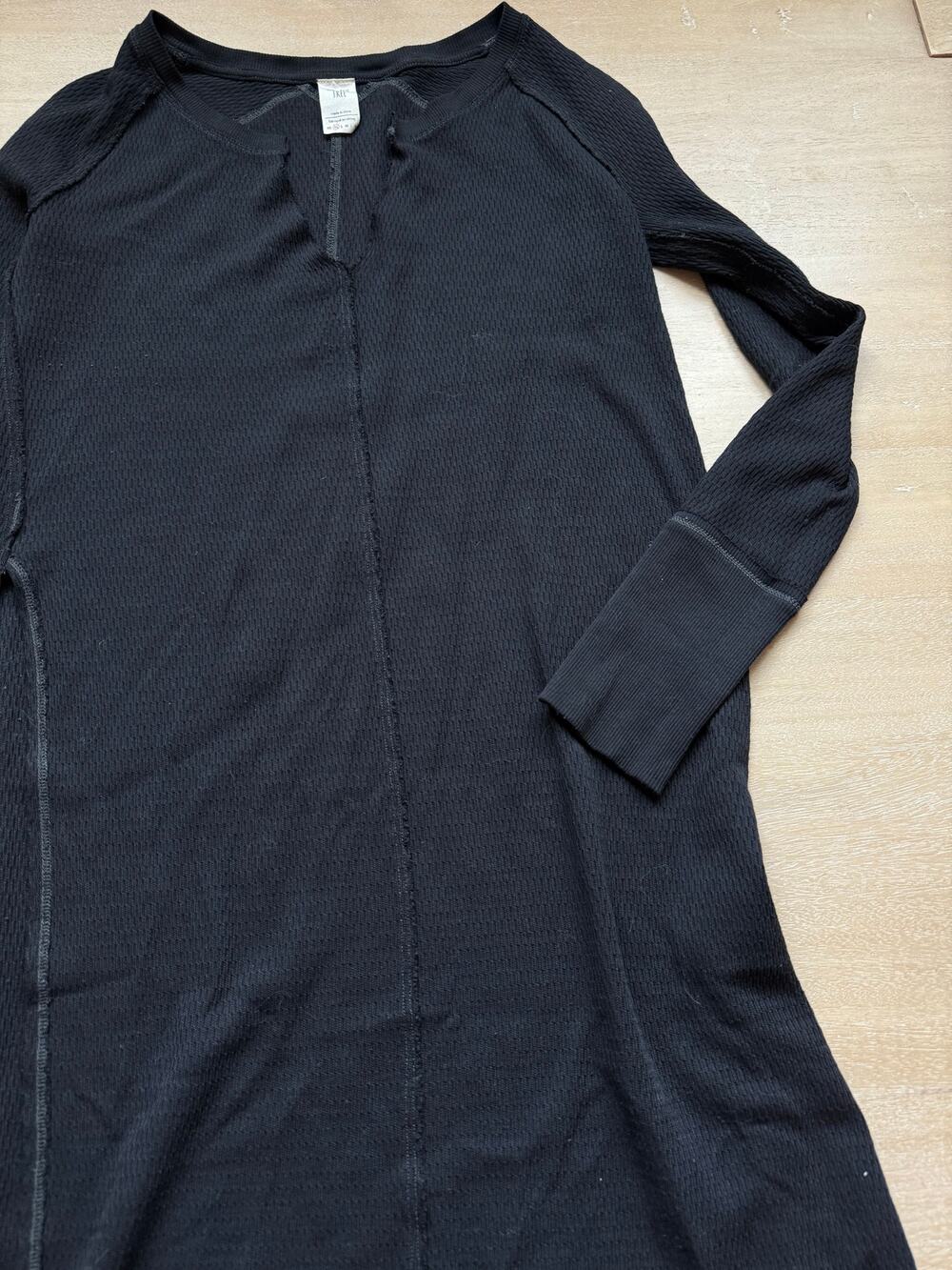 Free People Thermal Tunic XS Black